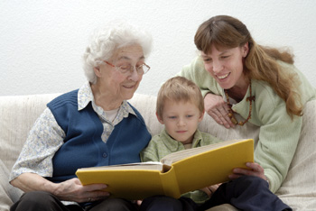 three-generation family